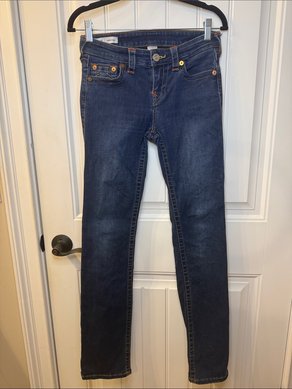 True Religion Women's Skinny Jeans in Indigo Blue 27